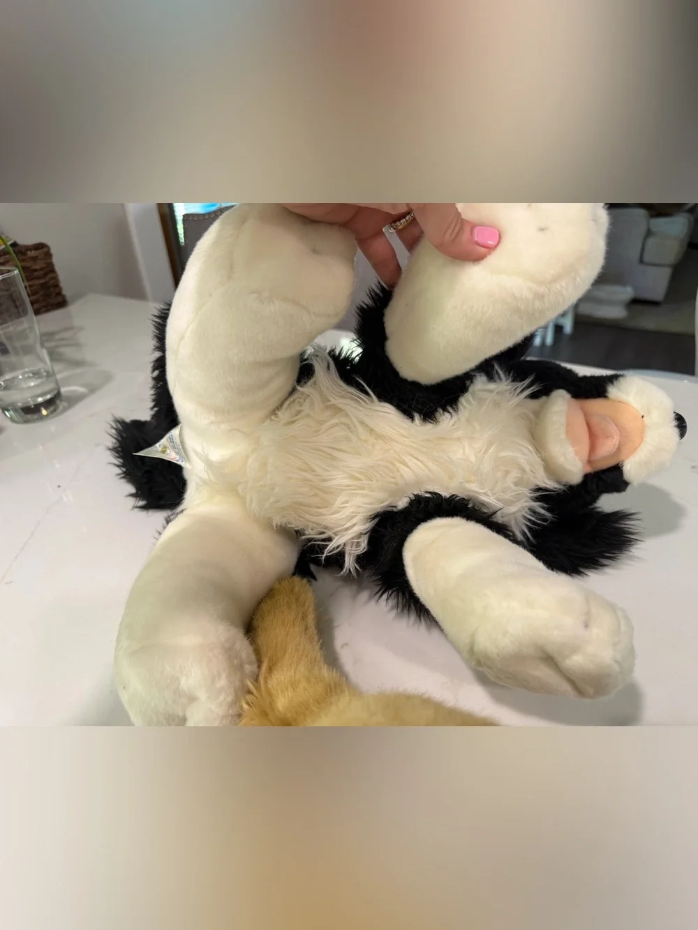 Build-A-Bear Plush Puppy Pair - Golden Retriever and Border Collie - vintage
